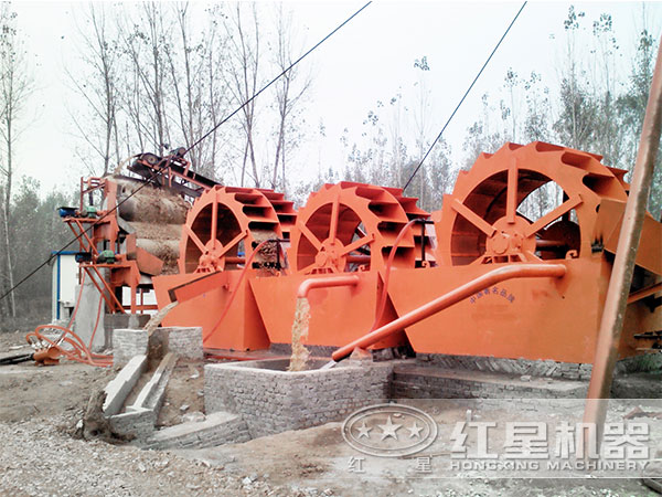 沙子洗砂現(xiàn)場圖