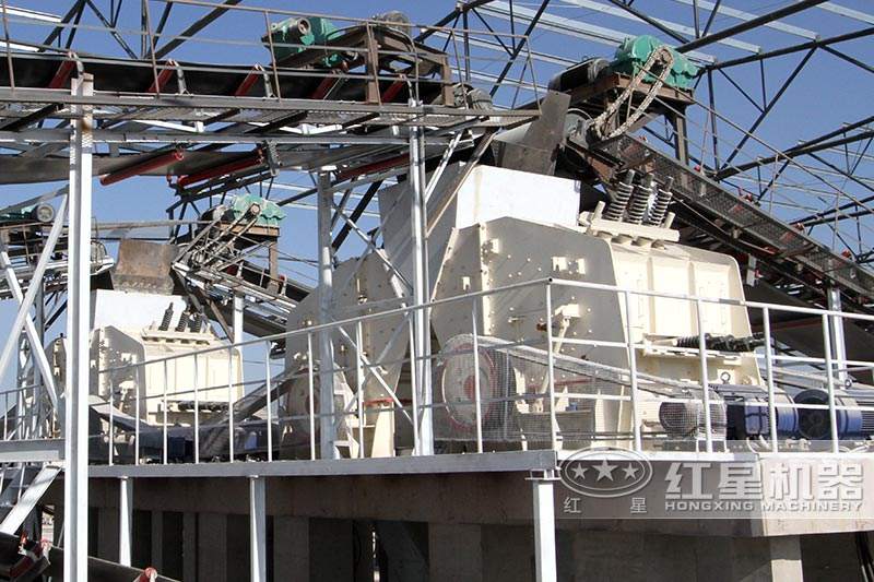 碎石破碎機(jī)生產(chǎn)線-反擊式破碎機(jī)，可安排就近現(xiàn)場考察