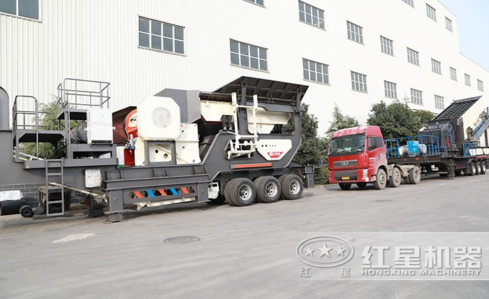 環(huán)保型移動石子破碎機設備