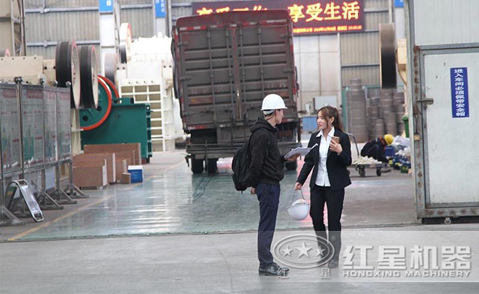 用戶到廠實地參觀，選型