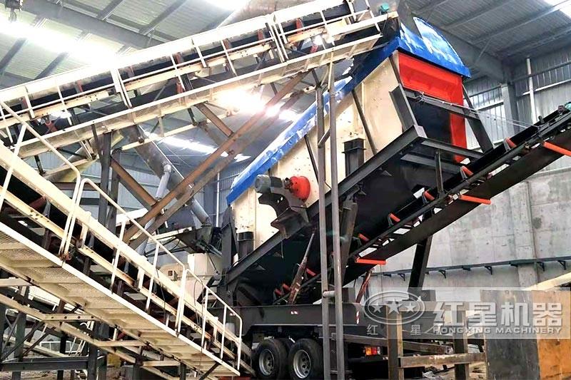移動式制砂機(jī)現(xiàn)場展示