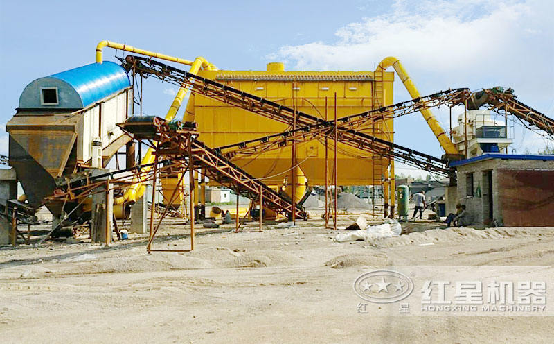 造沙機(jī)現(xiàn)場(chǎng)