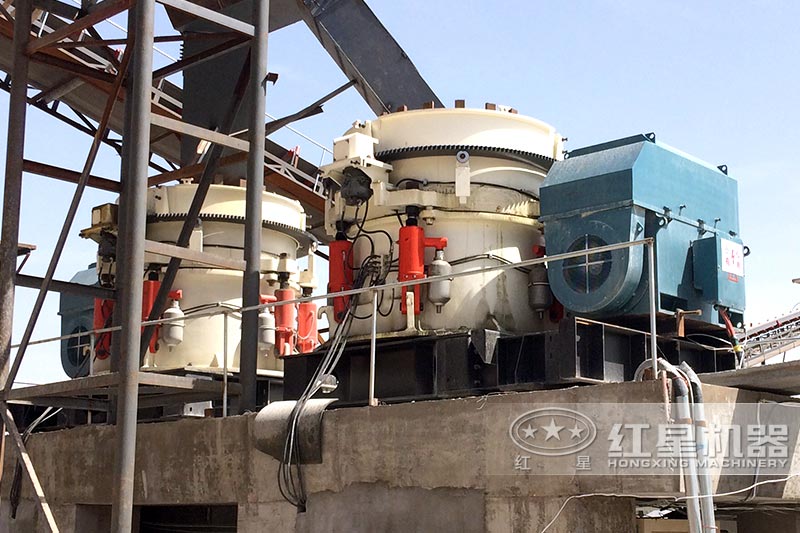 紅星HP300圓錐破碎機(jī)現(xiàn)場(chǎng)展示