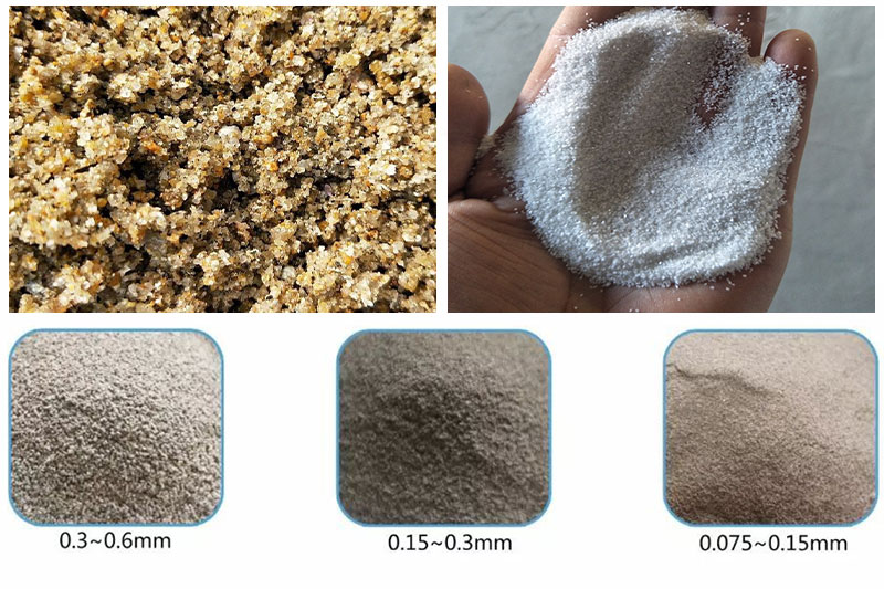 細(xì)碎新型打沙機成品骨料展示圖