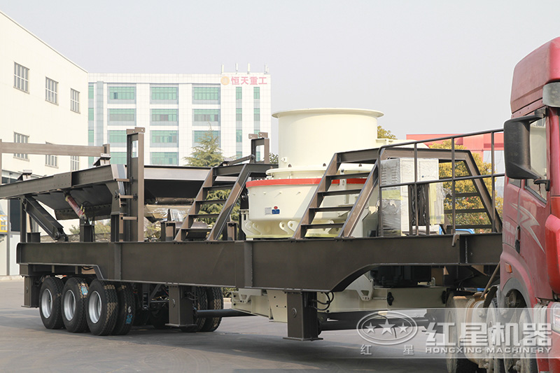 移動式建筑垃圾破碎制砂一體機(jī)移動靈活