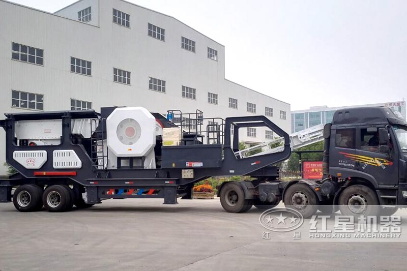 移動式建筑廢料制砂生產線發(fā)貨