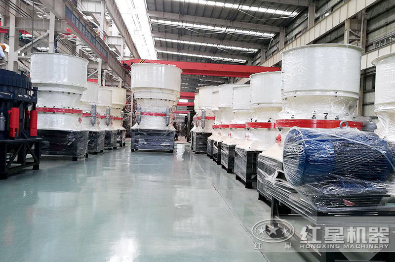 大型圓錐式破碎機立體設計，占地面積小，作業(yè)效率高