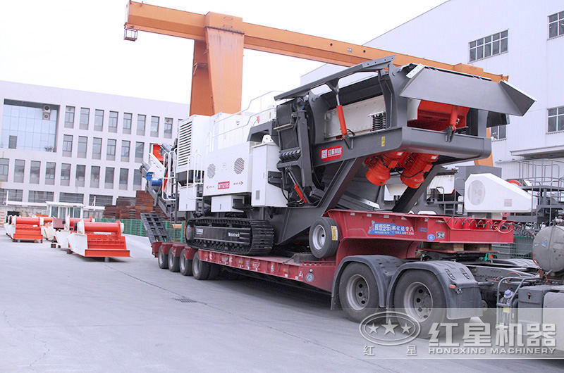 履帶式移動破碎機發(fā)貨現(xiàn)場-現(xiàn)貨快發(fā)，全國配送