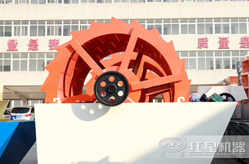 時產(chǎn)200噸輪斗式洗砂機(jī)圖片