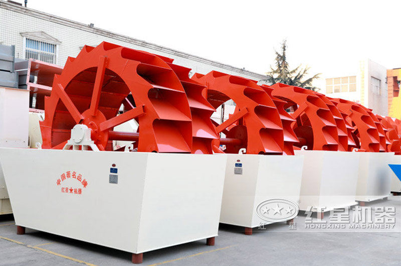 輪斗式洗砂機，洗凈度高達(dá)99%