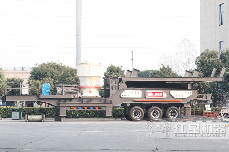 圓錐破移動石料破碎機(jī)，耐磨件壽命延長2-3倍